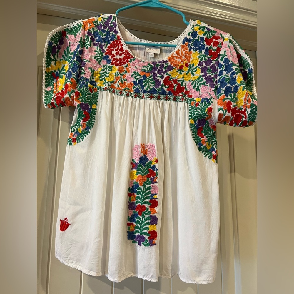 j.marie Embroidered Top